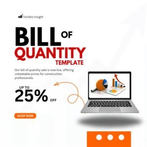 Bill of Quantity Template